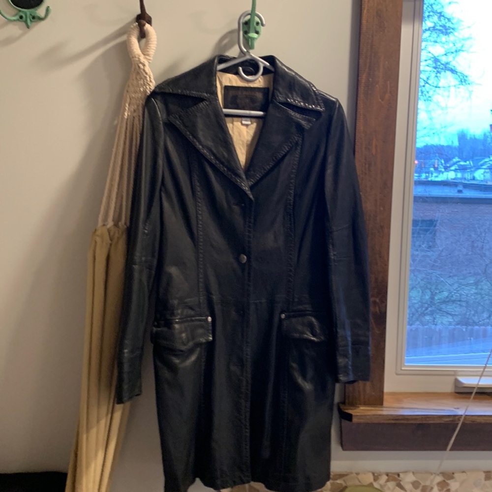 True Religion genuine leather jacket